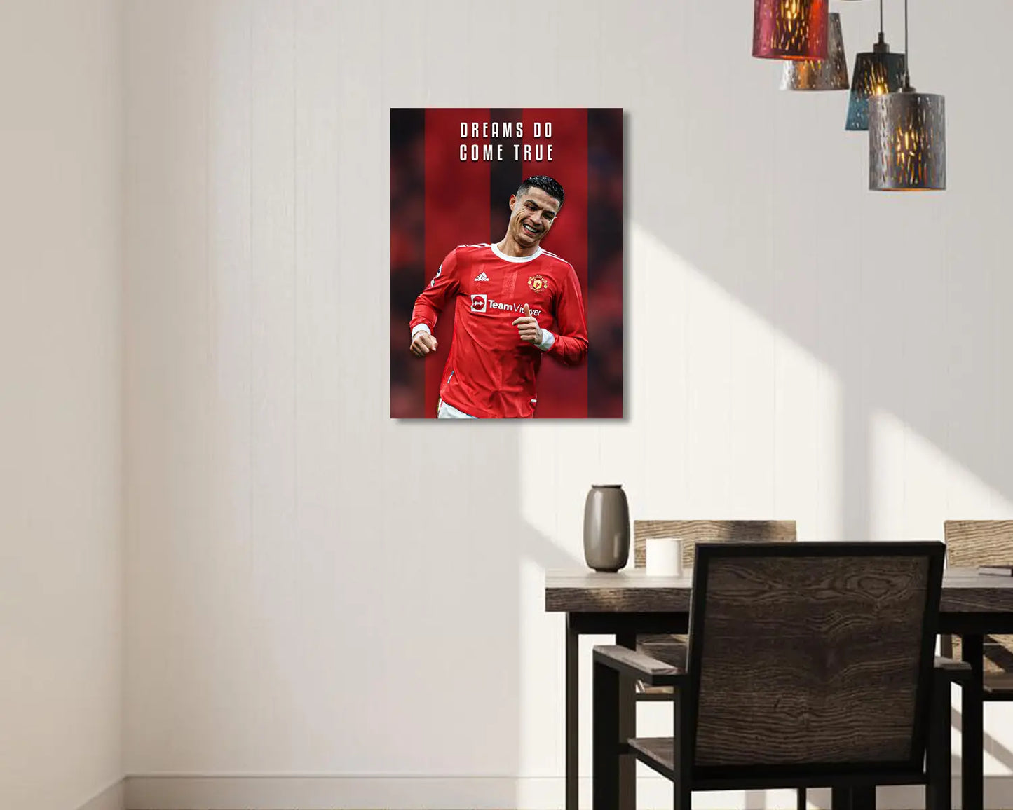 Cristiano Ronaldo Dreams do come true Canvas Wall Art 