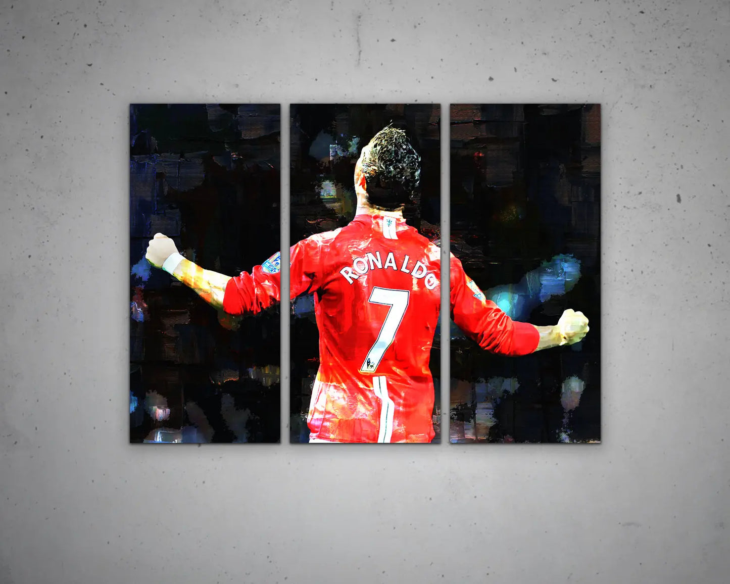 Cristiano Ronaldo Multicolour Wall Art 