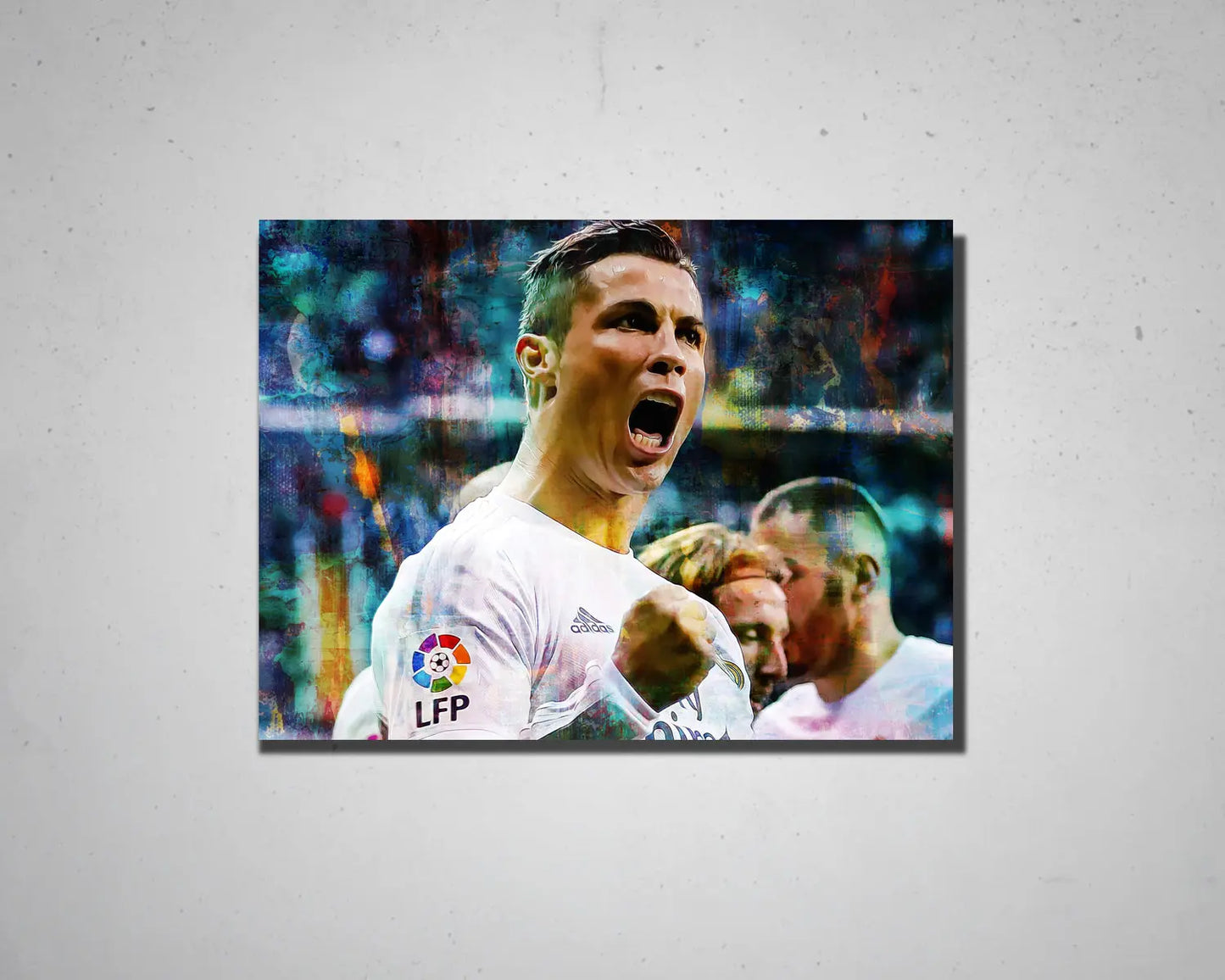 Cristiano Ronaldo Multicolour Wall Art 