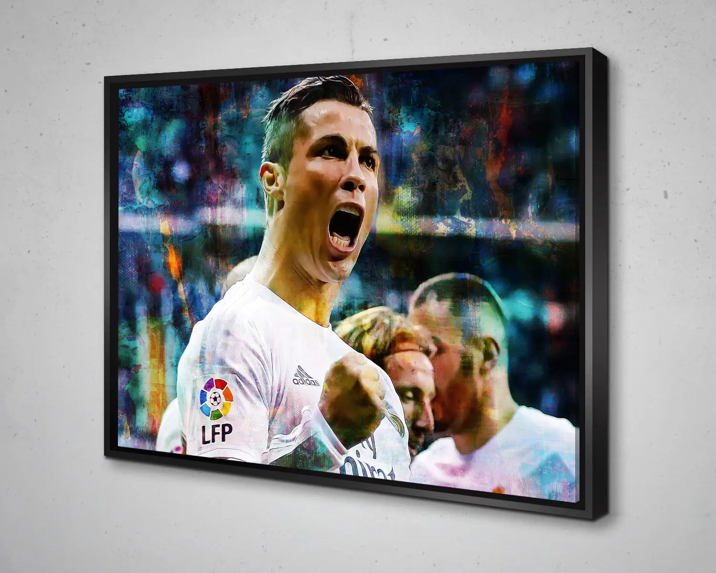 Cristiano Ronaldo Multicolour Wall Art 