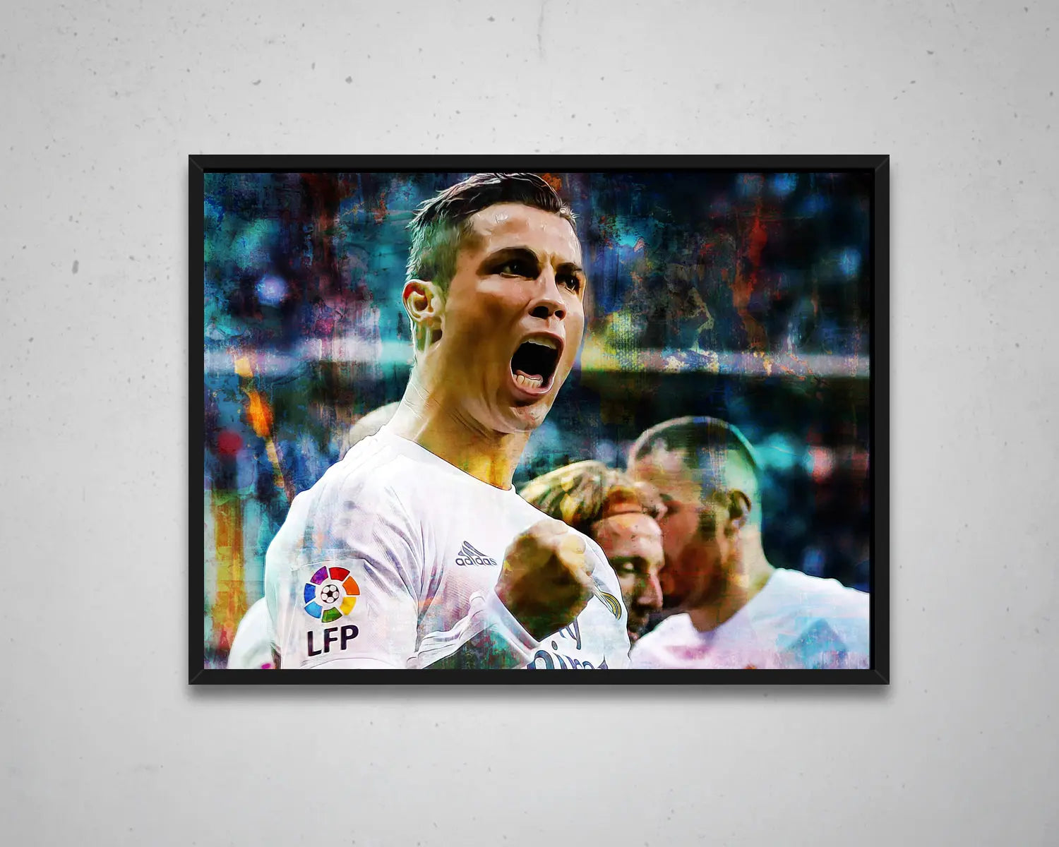 Cristiano Ronaldo Multicolour Wall Art 