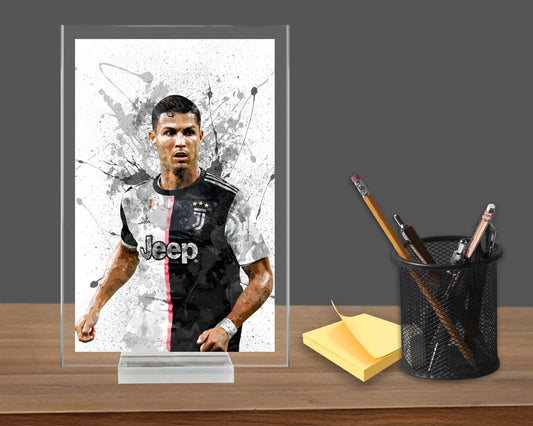 Cristiano Ronaldo Splash Effect Acrylic Table Top