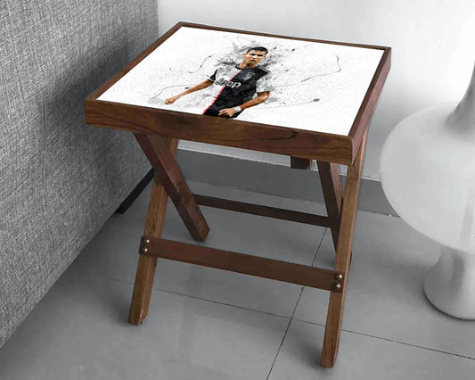 Cristiano Ronaldo Splash Effect Coffee and Laptop Table