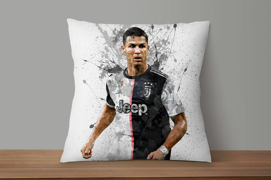 Cristiano Ronaldo Splash Effect Pillow