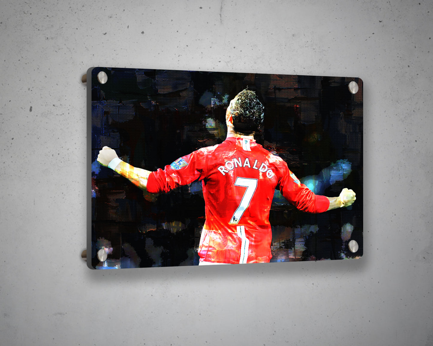 Cristiano Ronaldo Multicolour Wall Art 