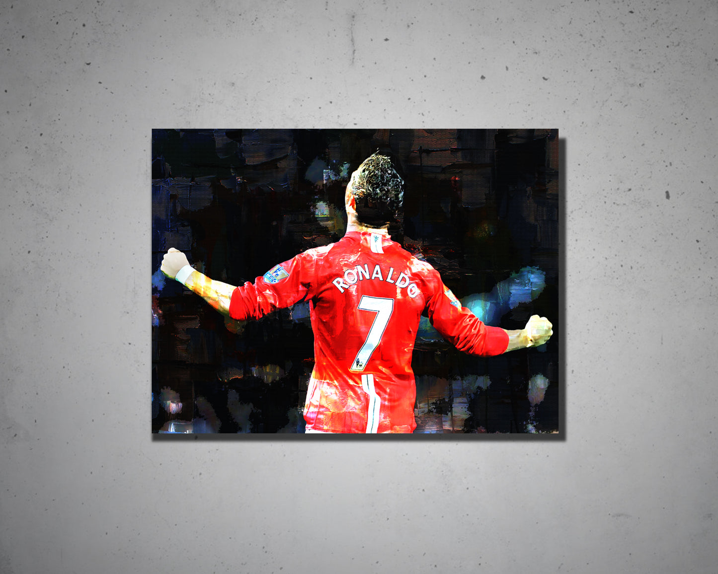 Cristiano Ronaldo Multicolour Wall Art 