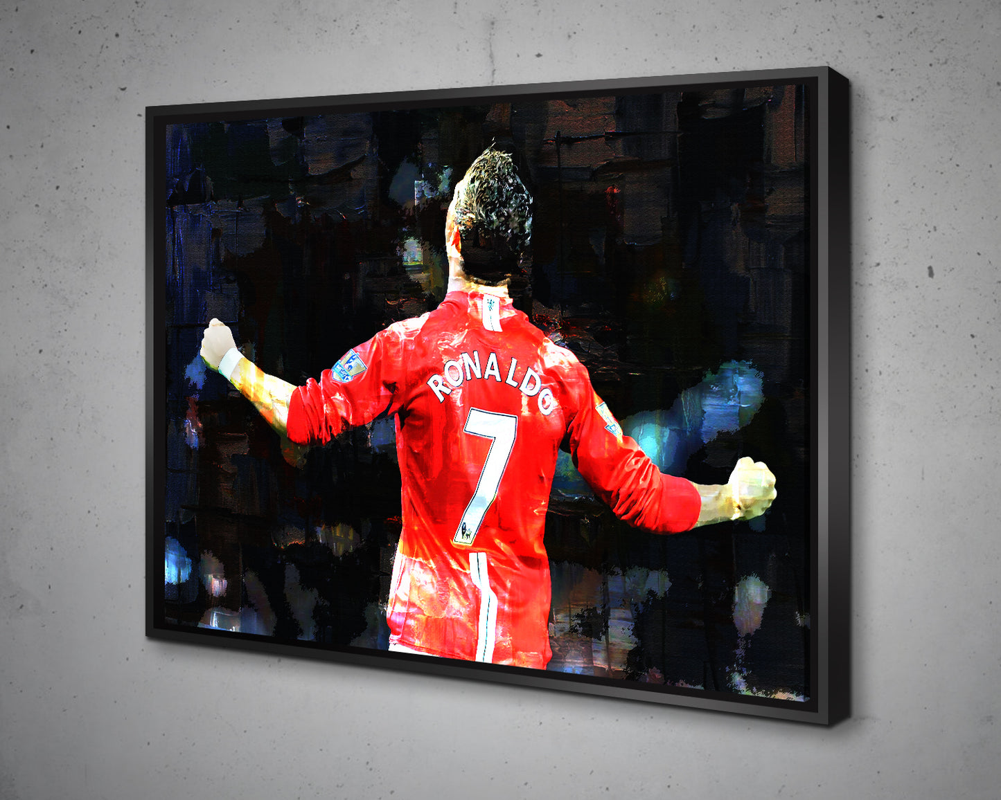 Cristiano Ronaldo Multicolour Wall Art 