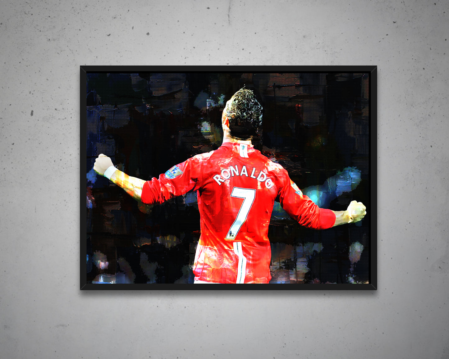 Cristiano Ronaldo Multicolour Wall Art 