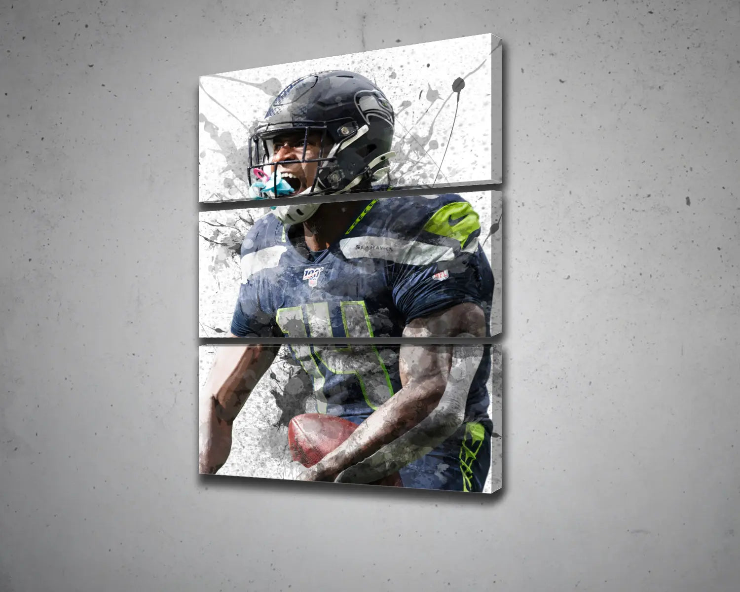 DK Metcalf Canvas Wall Art 