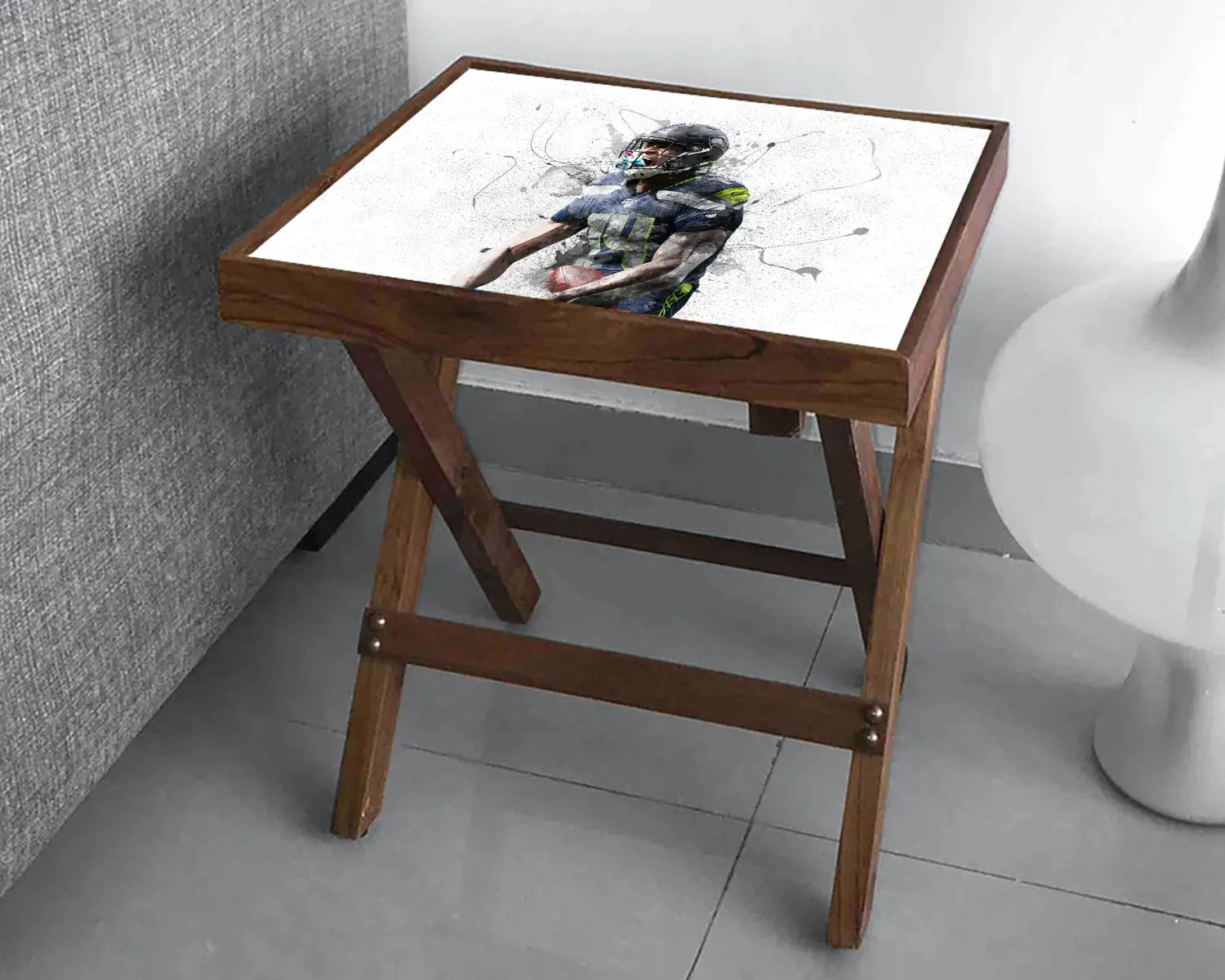 DK Metcalf Splash Effect Coffee and Laptop Table 