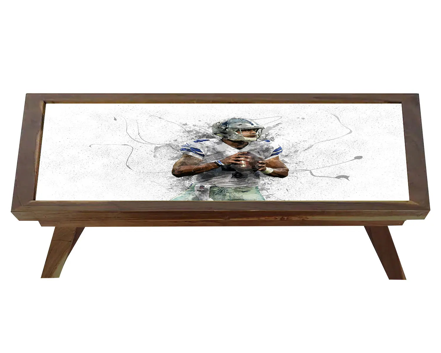 Dak Prescott Splash Effect Coffee and Laptop Table 