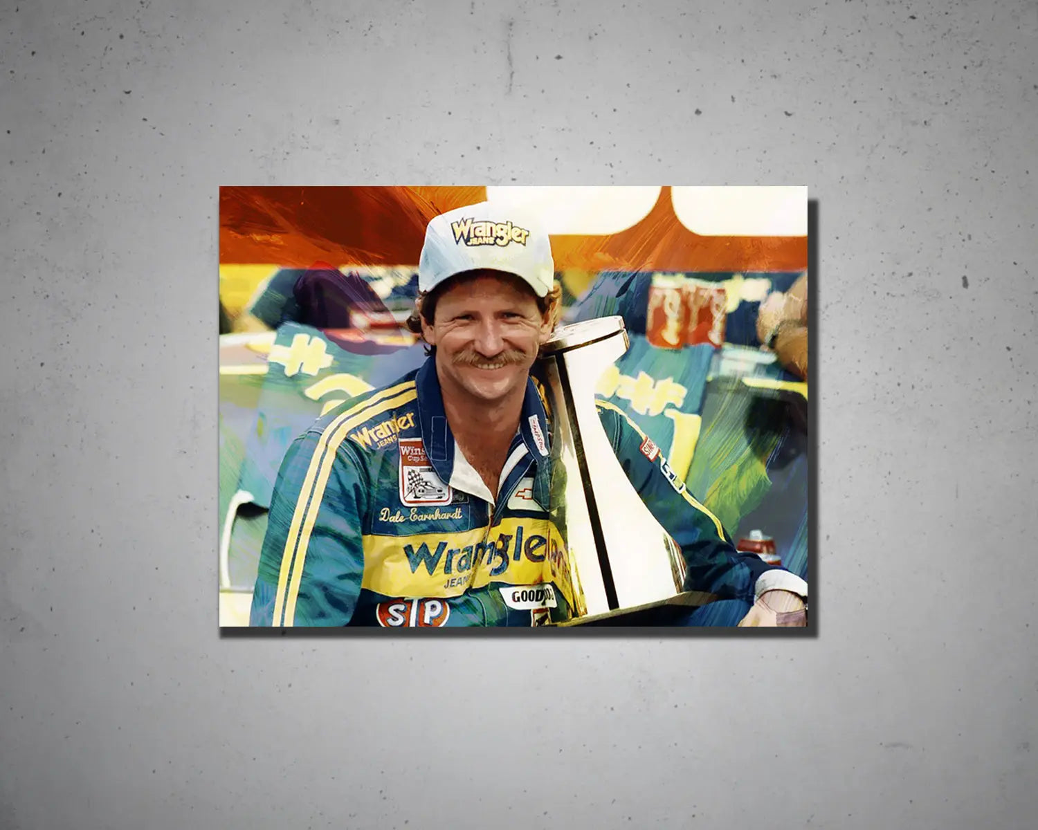 Dale Earnhardt Multicolour Wall Art 