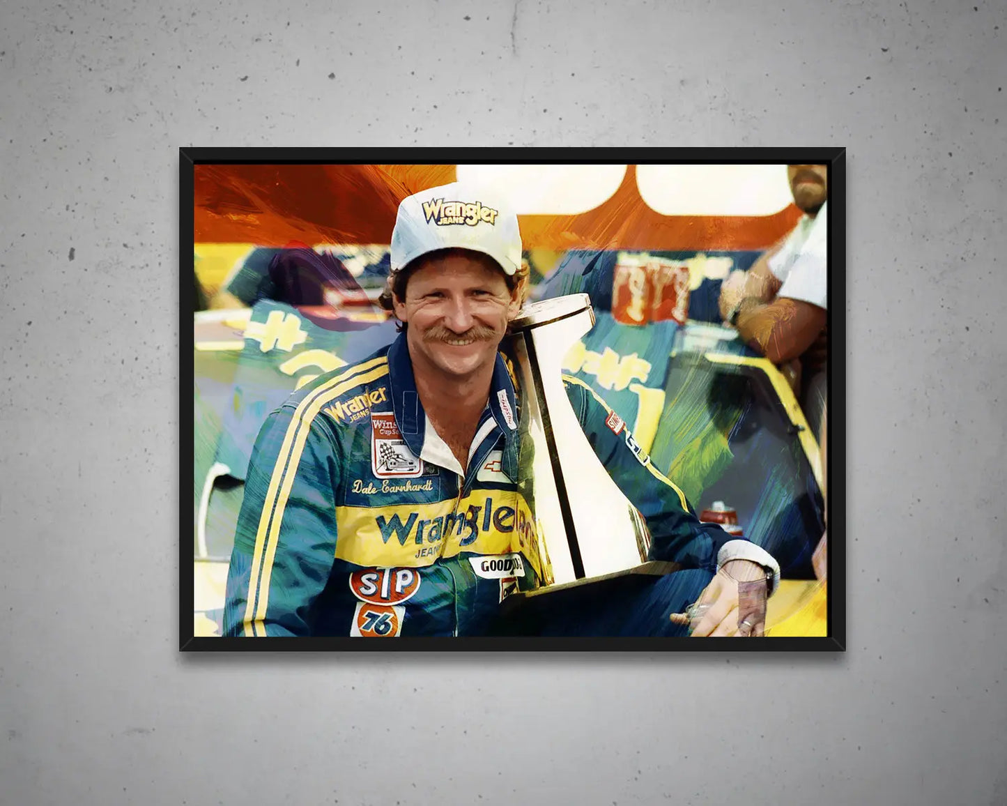 Dale Earnhardt Multicolour Wall Art 