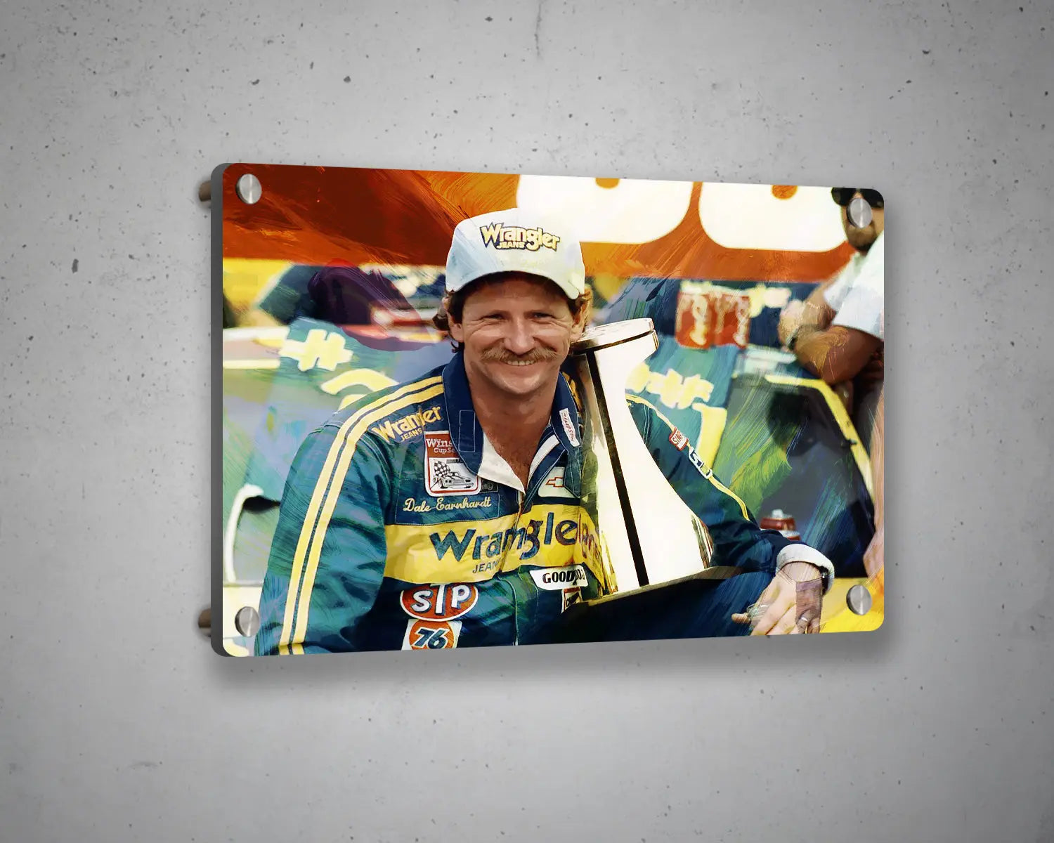 Dale Earnhardt Multicolour Wall Art 