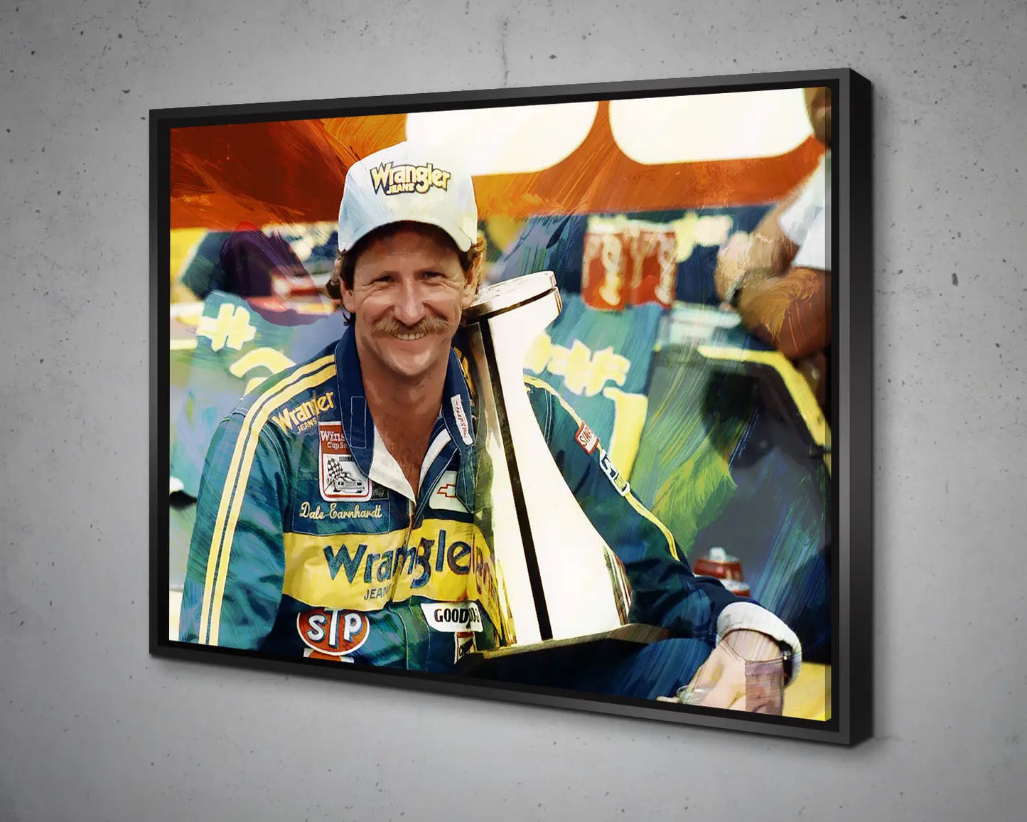 Dale Earnhardt Multicolour Wall Art 