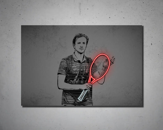Daniil Medvedev Canvas Wall Art