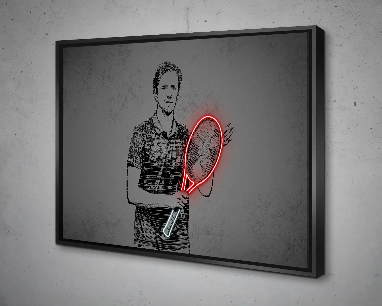 Daniil Medvedev Canvas Wall Art 