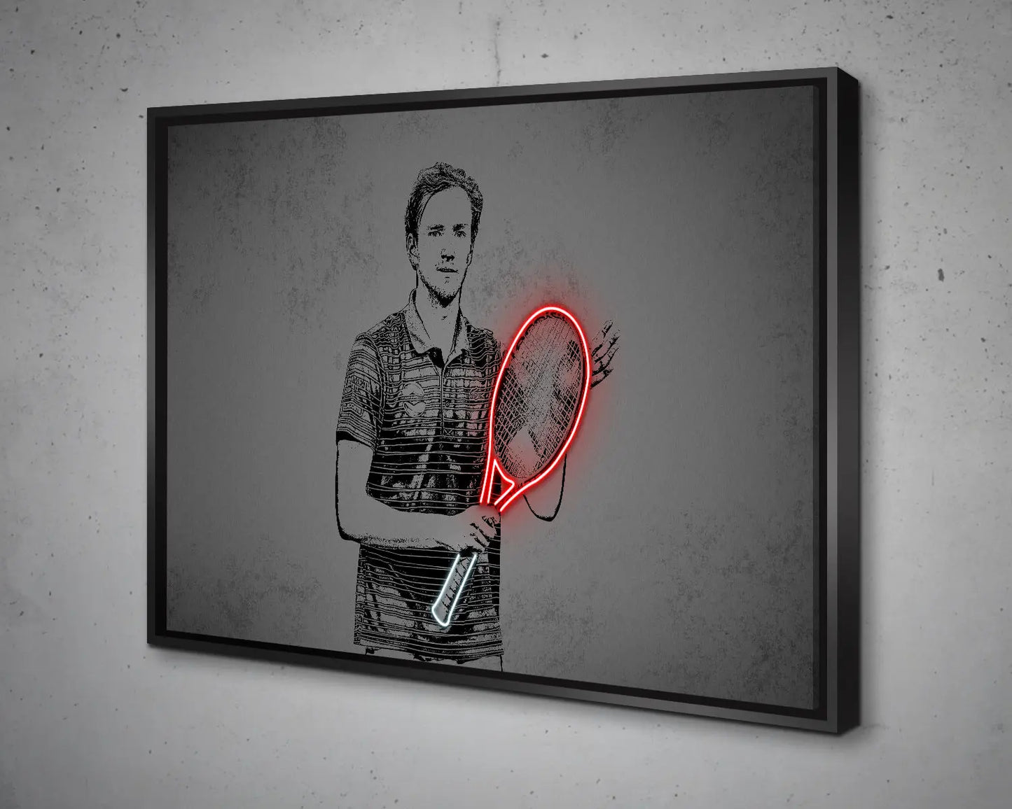 Daniil Medvedev Canvas Wall Art 