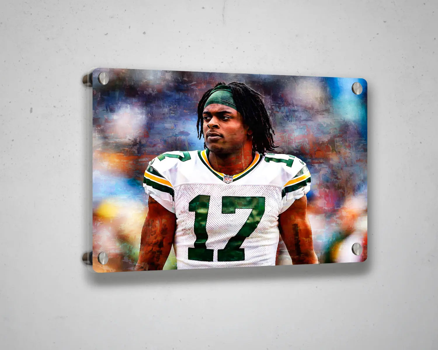 Davante Adams Multicolour Wall Art 