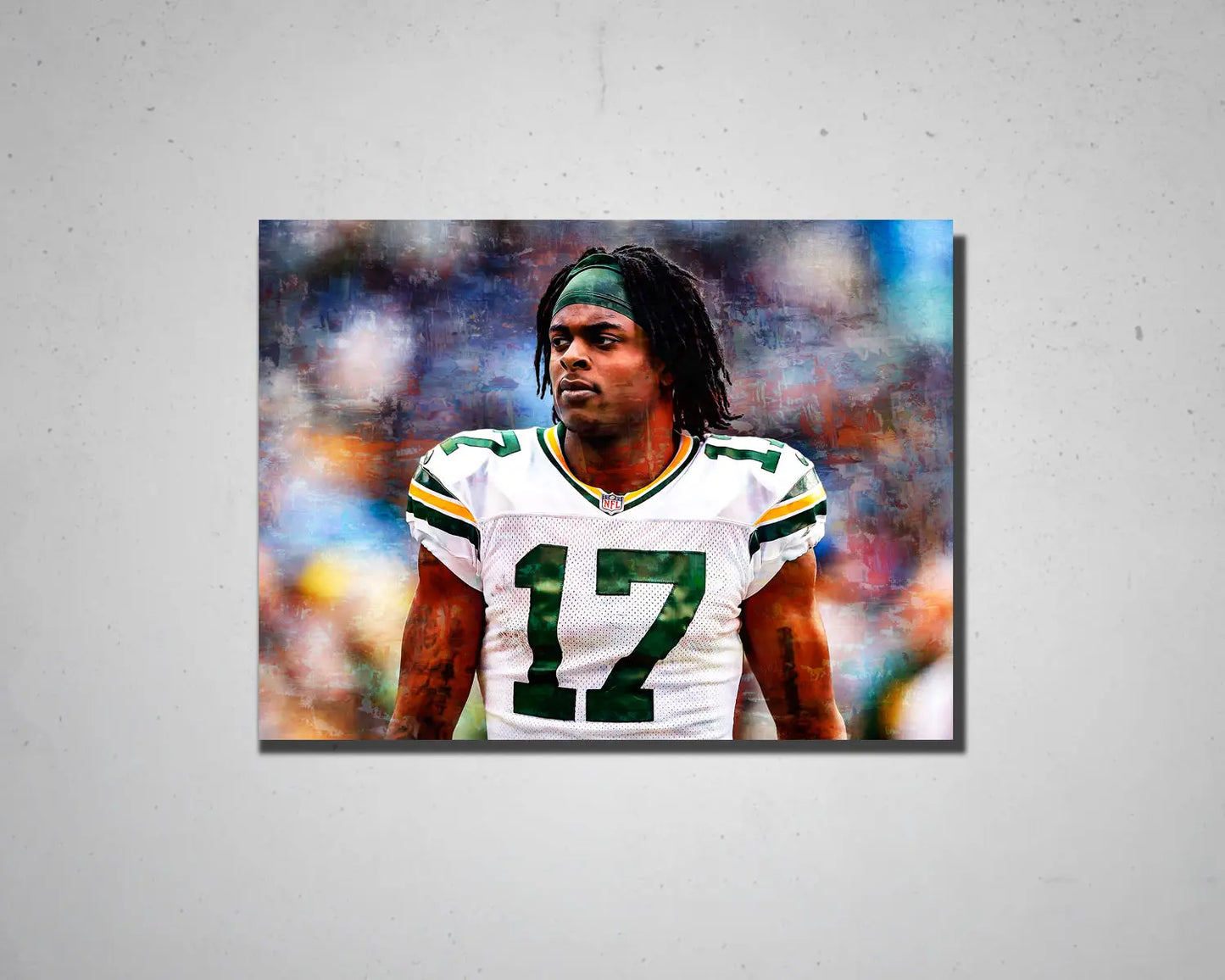 Davante Adams Multicolour Wall Art 