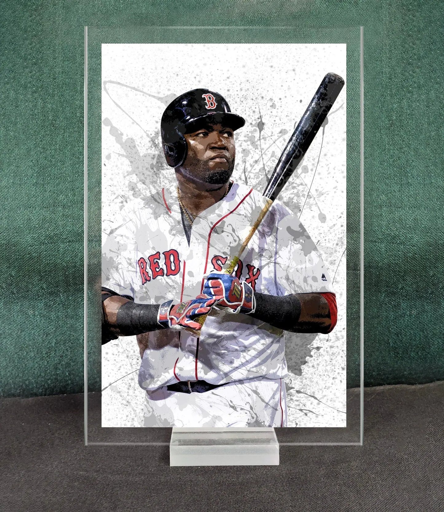 David Ortiz Splash Effect Acrylic Table Top 