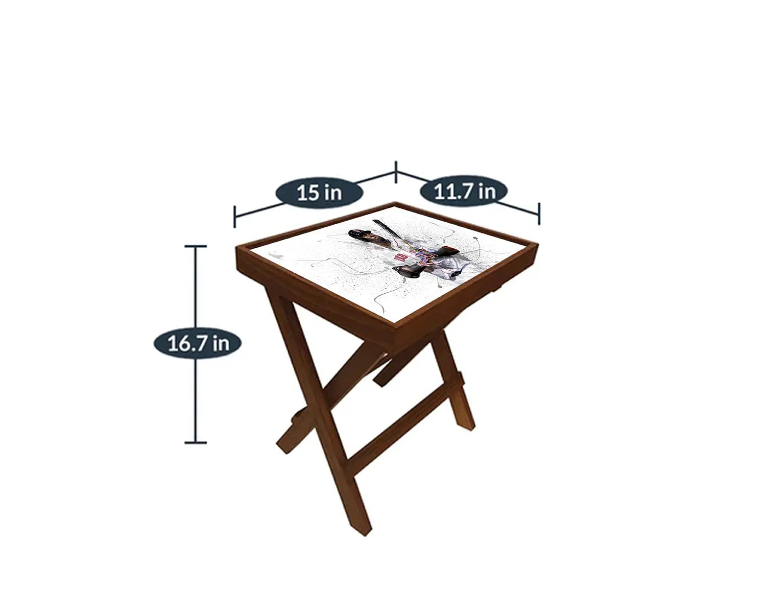 David Ortiz Splash Effect Coffee and Laptop Table 
