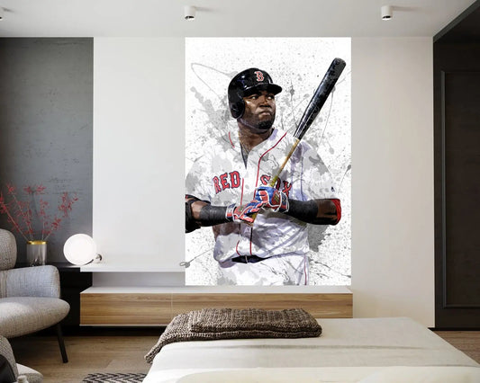 David Ortiz Splash Effect Wallpaper
