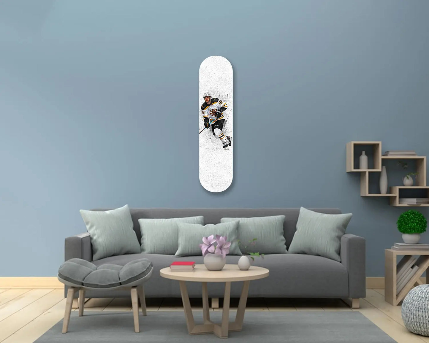 David Pastrnak Acrylic Skateboard Wall Art 
