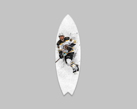 David Pastrnak Acrylic Surfboard Wall Art 