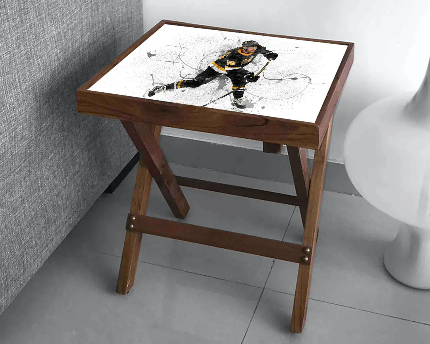 David Pastrňák Splash Effect Coffee and Laptop Table 