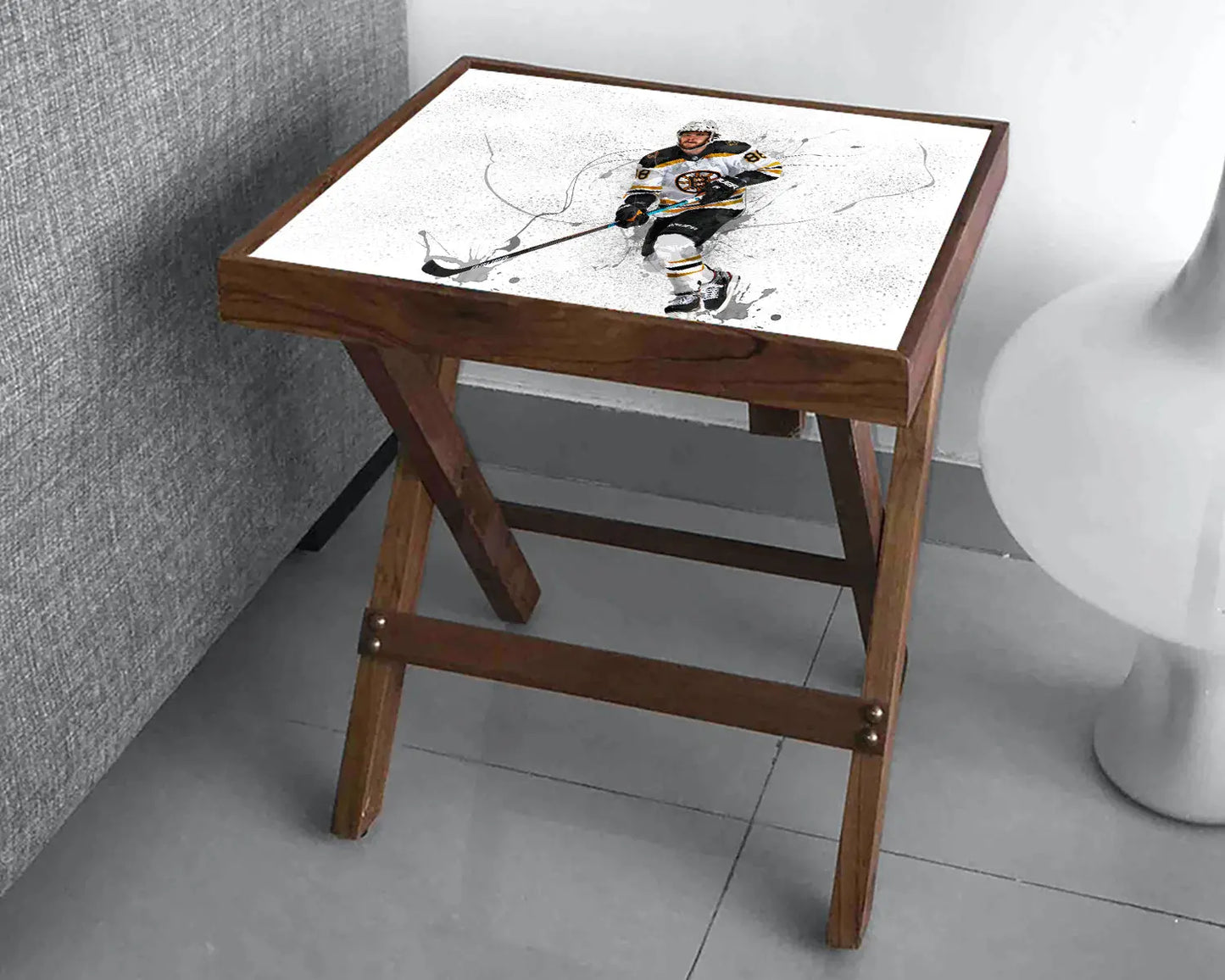 David Pastrňák Splash Effect Coffee and Laptop Table 