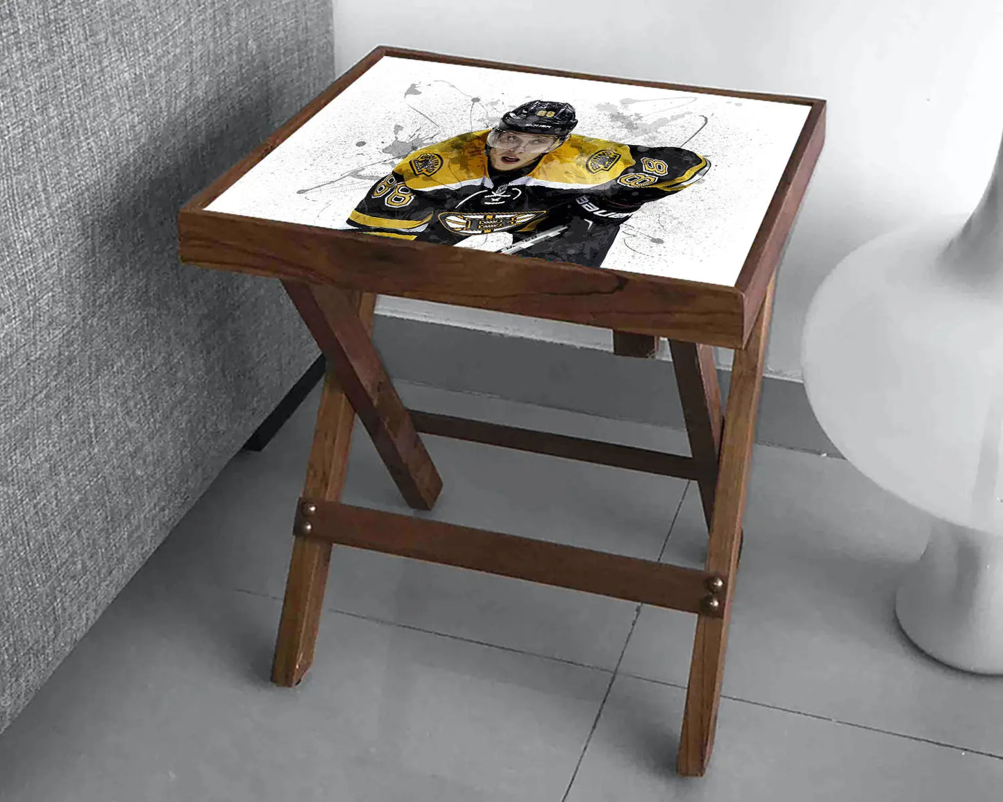 David Pastrňák Splash Effect Coffee and Laptop Table 