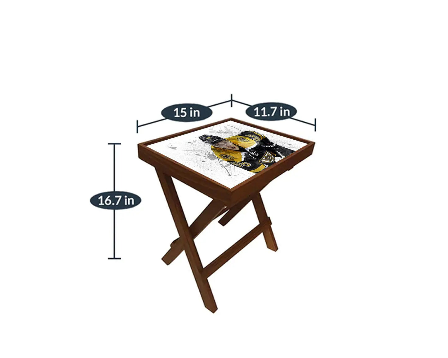 David Pastrňák Splash Effect Coffee and Laptop Table 