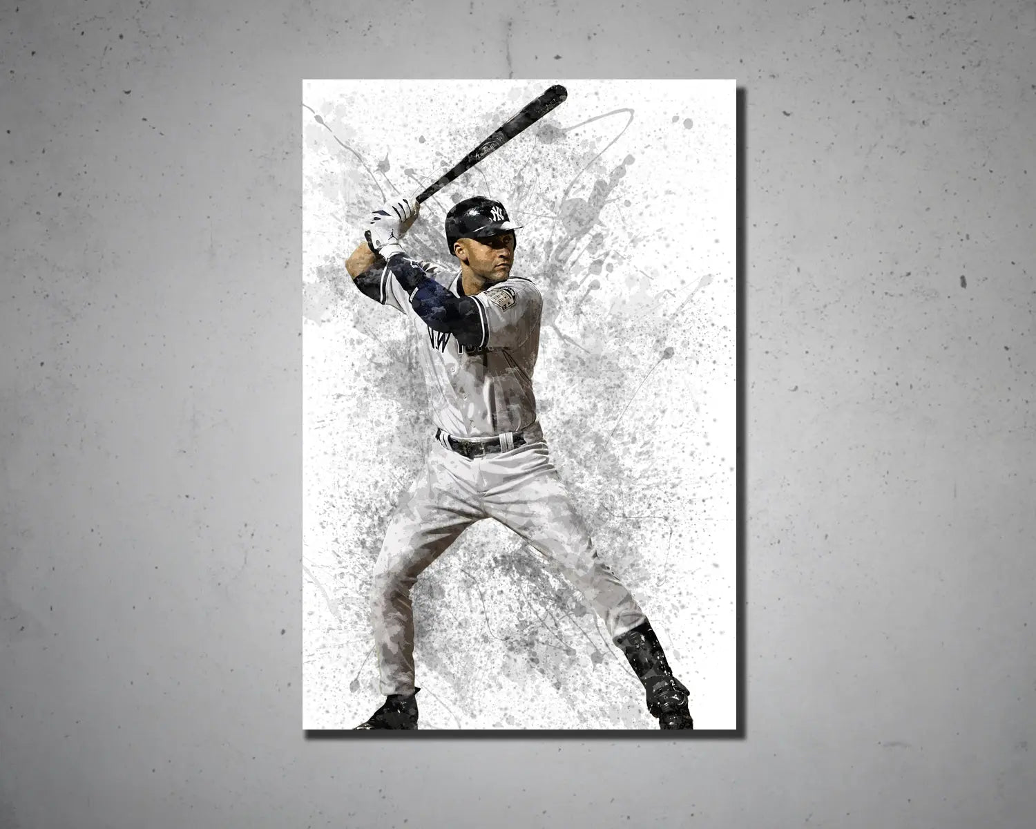 Derek Jeter Canvas Wall Art 