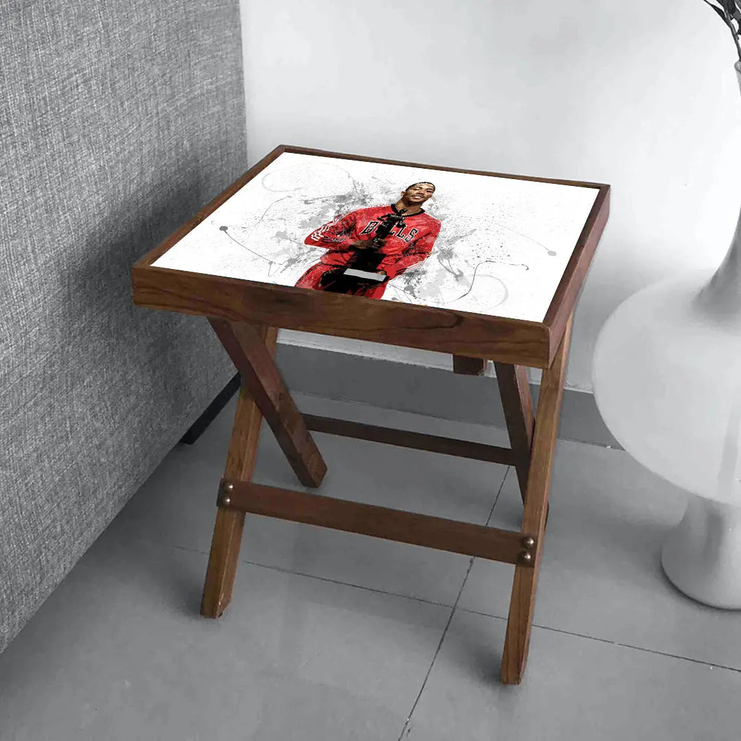 Derrick Rose Splash Effect Coffee and Laptop Table 