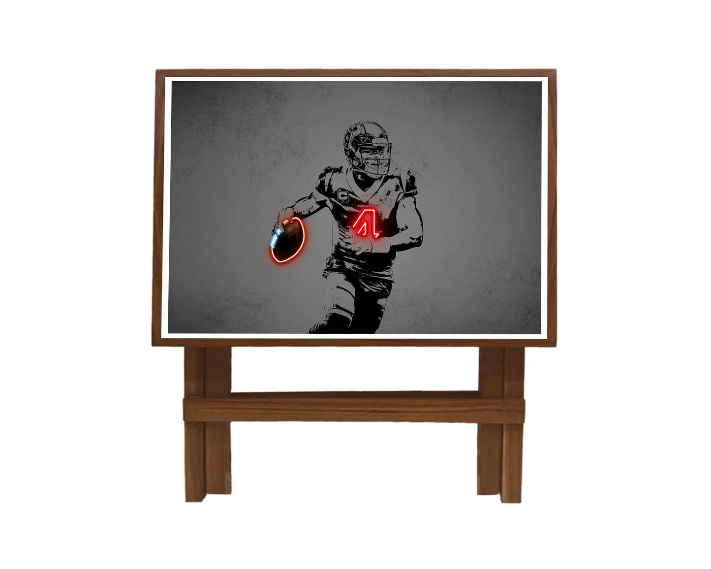 Deshaun Watson Neon Effect Coffee and Laptop Table 