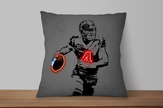 Deshaun Watson Neon Effect Pillow
