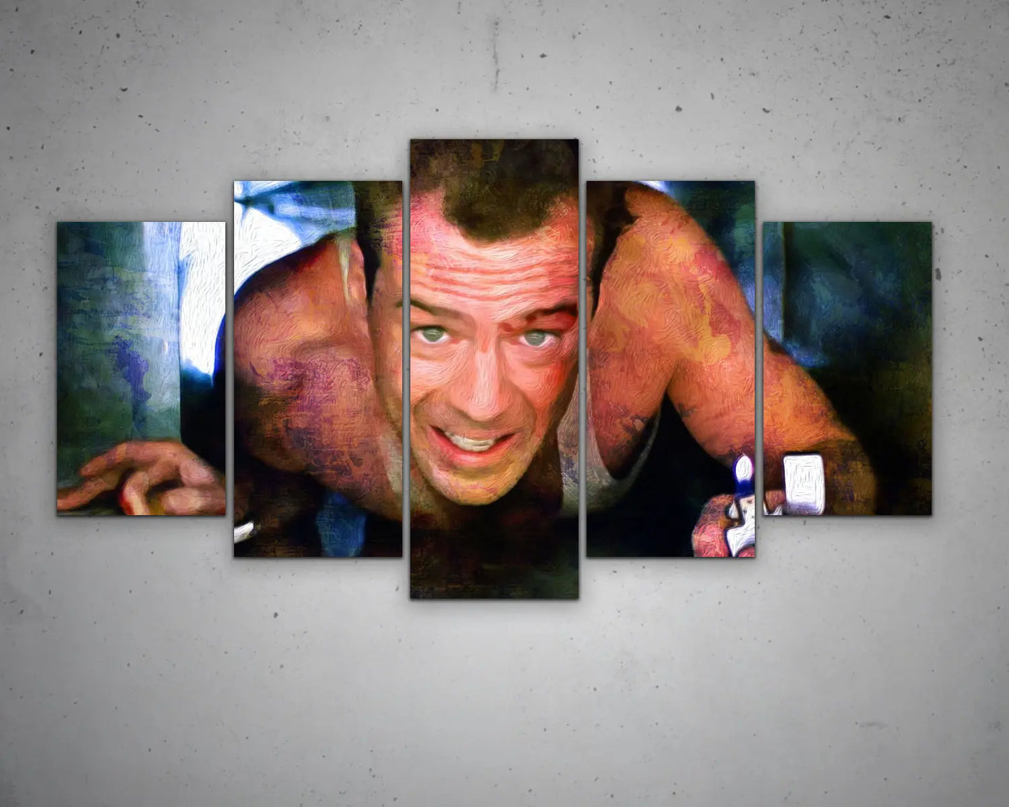 Die Hard Multicolour Wall Art 