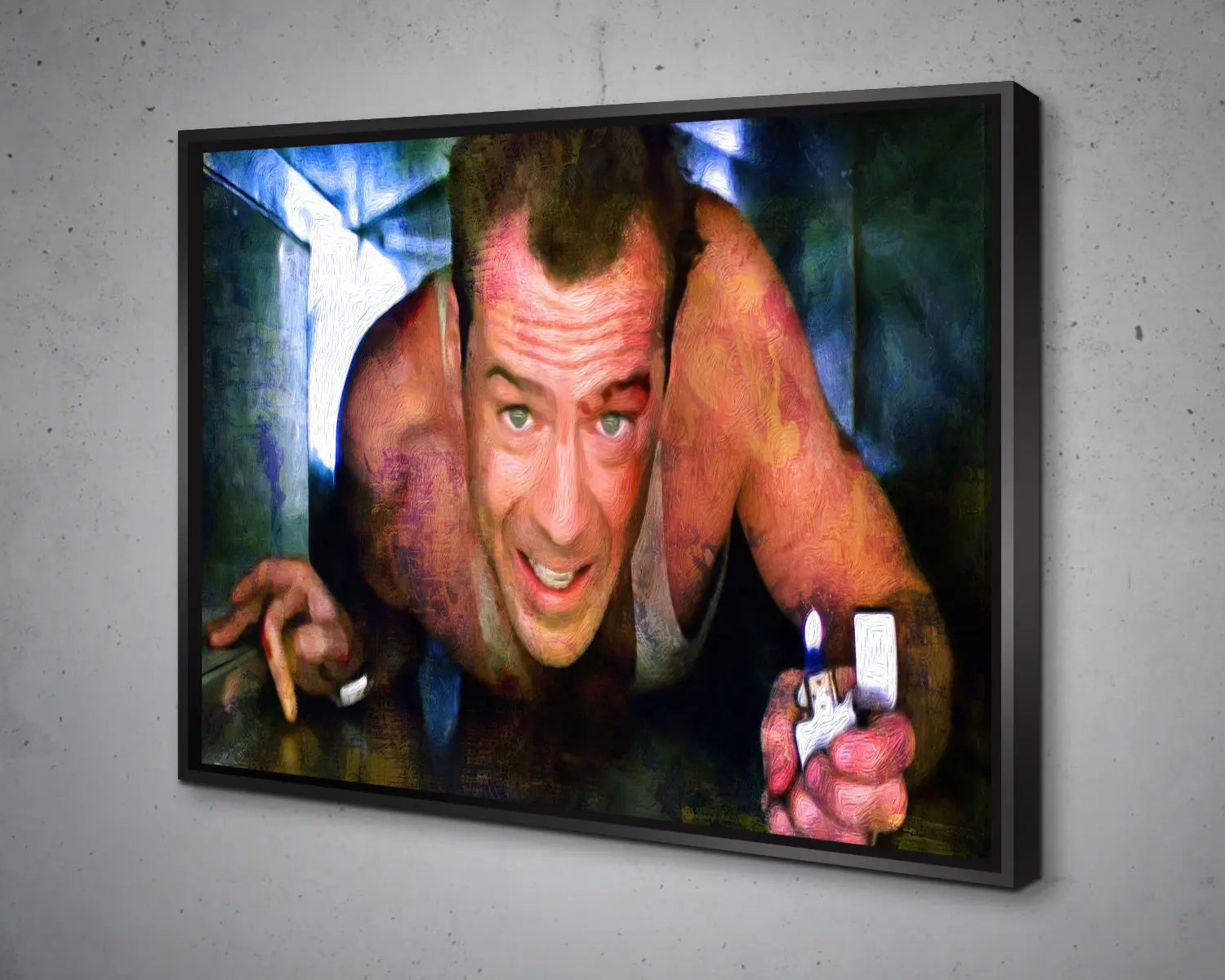 Die Hard Multicolour Wall Art 