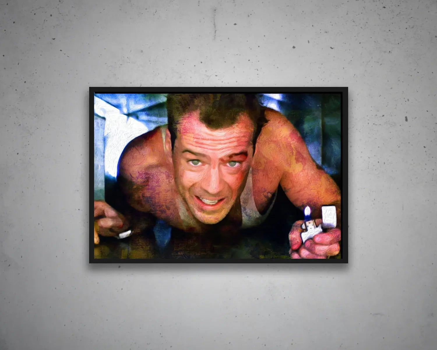 Die Hard Multicolour Wall Art 