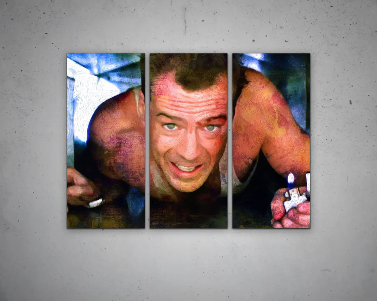 Die Hard Multicolour Wall Art 