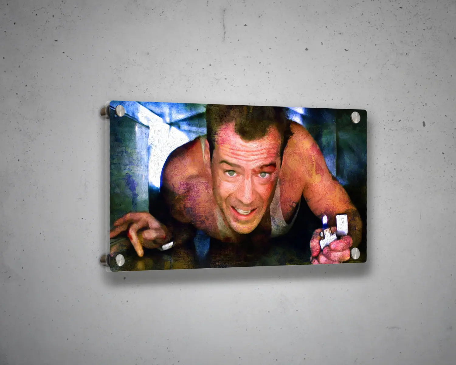 Die Hard Multicolour Wall Art 