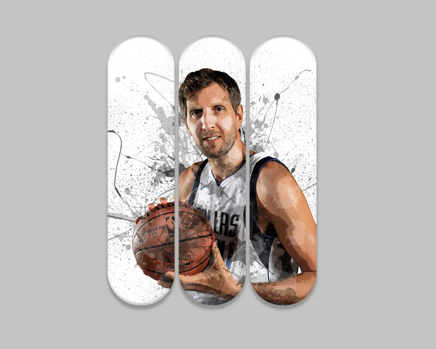 Dirk Nowitzki Acrylic Skateboard Wall Art 