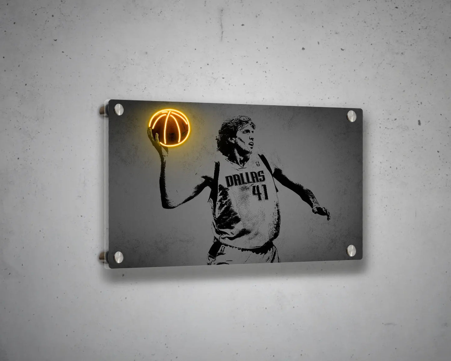 Dirk Nowitzki Canvas Wall Art 