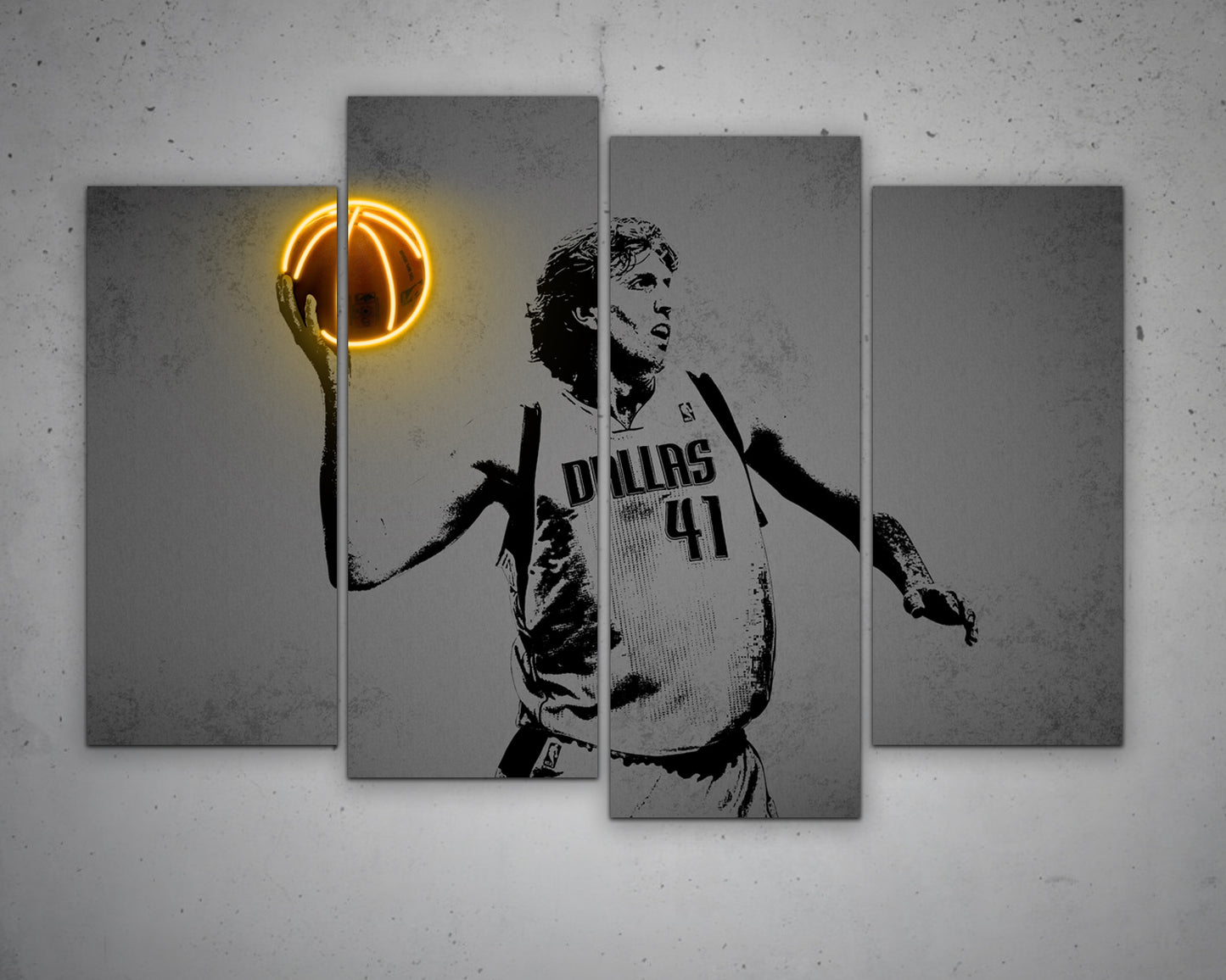 Dirk Nowitzki Canvas Wall Art 