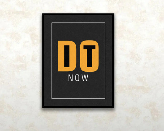 Do it now Canvas Wall Art