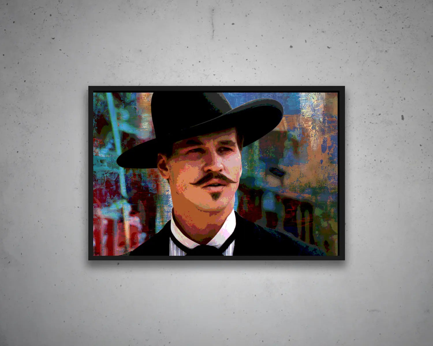 Doc Holliday Multicolour Wall Art 