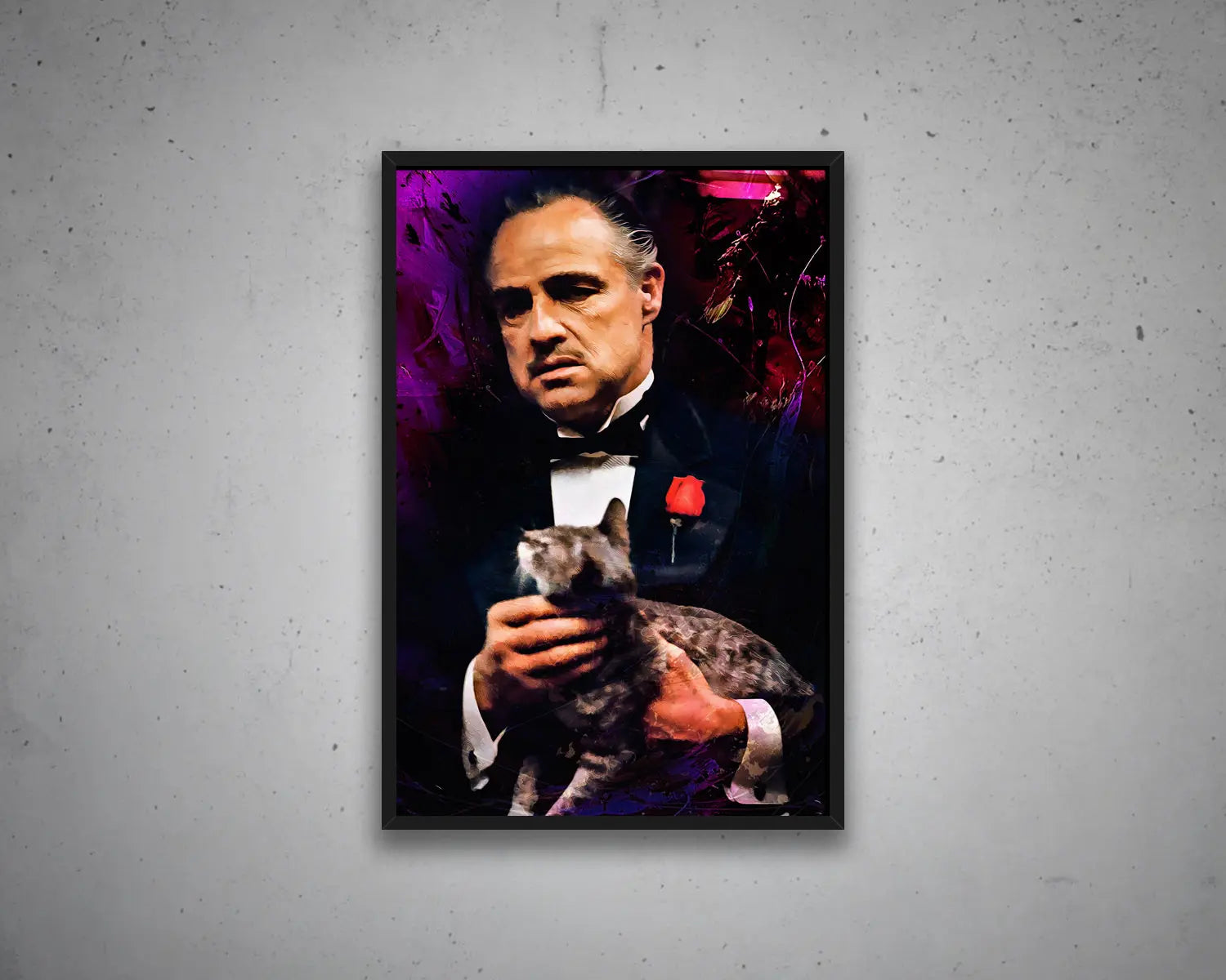 Don Corleone Multicolour Wall Art 