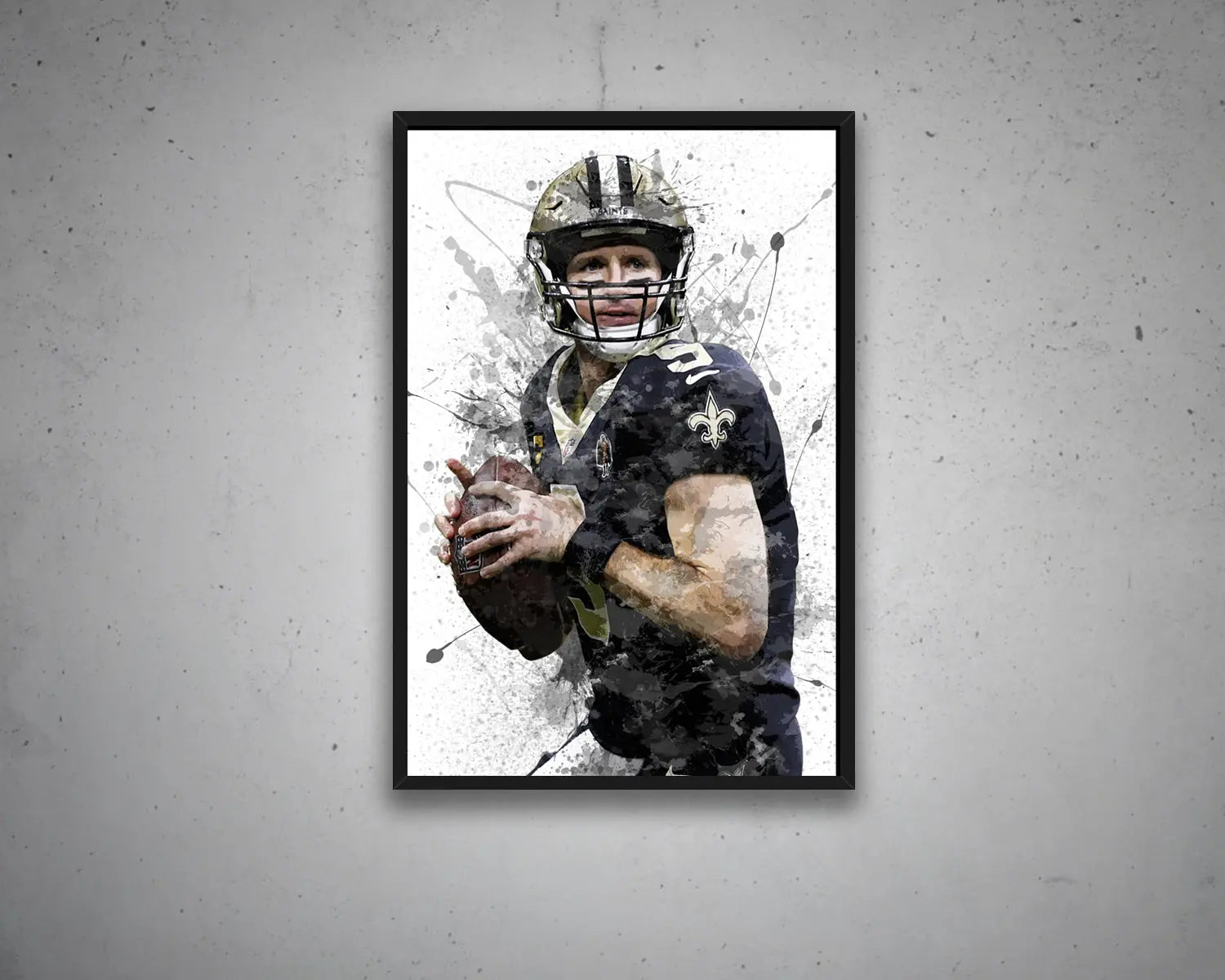Drew Brees Canvas Wall Art 