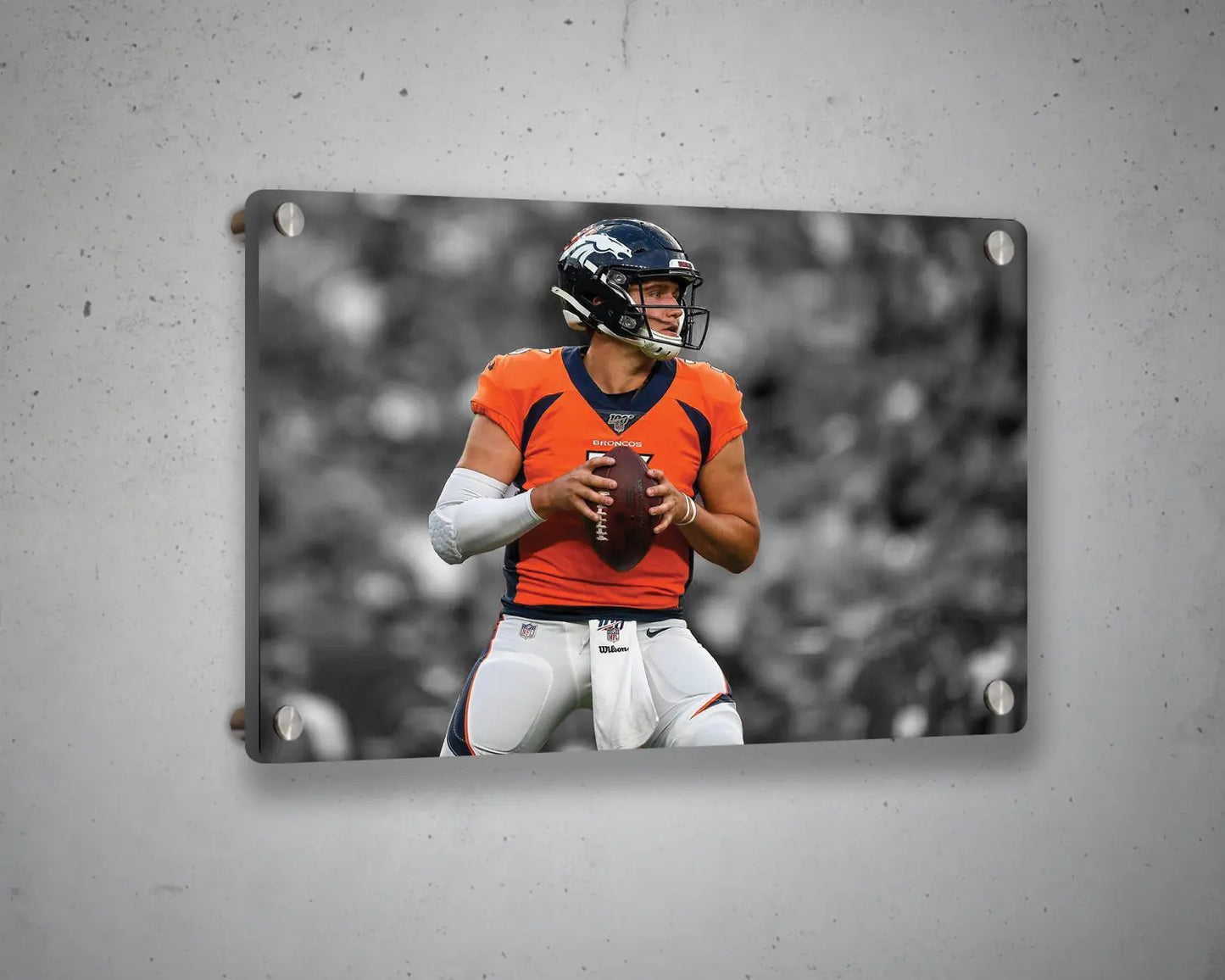 Drew Lock Black & White Canvas Art 